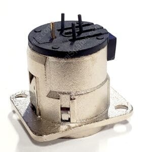 NC3MD-V | 3C MALE NICKEL NEUTRIK XLR PANEL MOUNT CONNECTORS