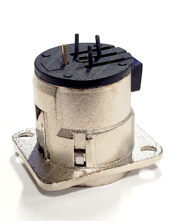 NC3MD-V | 3C MALE NICKEL NEUTRIK XLR PANEL MOUNT CONNECTORS