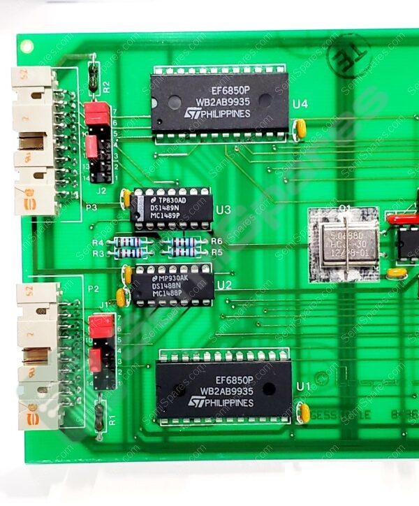 22-0075-024 | PCB INTERFACE RS22 TWO-CHANNELS GEM PORT GESPAC GESSIO-1E; BROKE FACTORY SEAL FOR PICTURES - Image 5