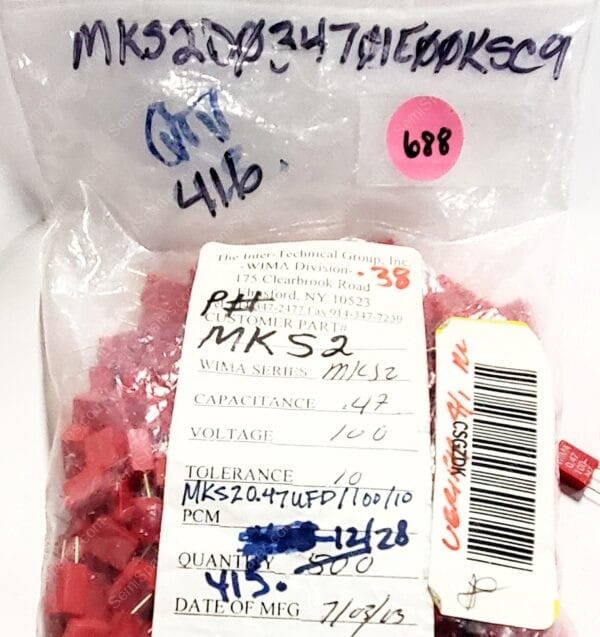 MKS2D034701E00KSC9 | FILM CAPACITORS 0.47UF 100VDC 10% - Image 4