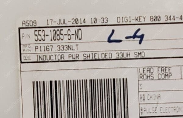 P1167.333NLT | FIXED IND 33UH 1.1A 170 MOHM SMD - Image 4