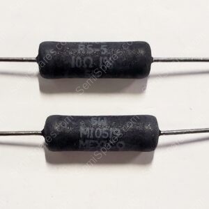 RS00510R00FB12 | WIREWOUND RESISTORS - THROUGH HOLE 5WATTS 10OHMS 1%