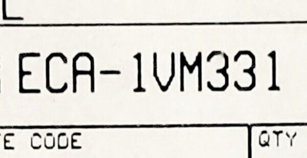 ECA-1VM331 | CAP ALUM 330UF 20% 35V RADIAL - Image 4