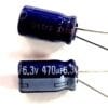 ECA-0JM471 | CAP ALUM 470UF 20% 6.3V RADIAL