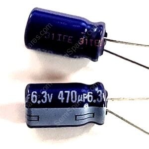 ECA-0JM471 | CAP ALUM 470UF 20% 6.3V RADIAL