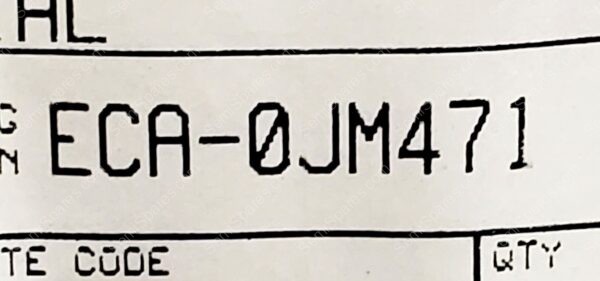 ECA-0JM471 | CAP ALUM 470UF 20% 6.3V RADIAL - Image 4