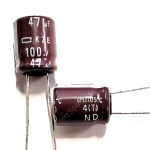 EKZE101ELL470MJC5S | CAP ALUM 47UF 20% 100V RADIA