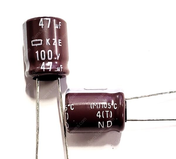 EKZE101ELL470MJC5S | CAP ALUM 47UF 20% 100V RADIA