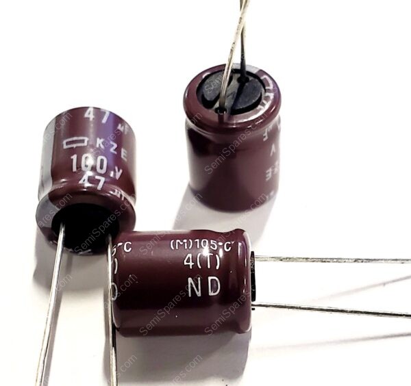 EKZE101ELL470MJC5S | CAP ALUM 47UF 20% 100V RADIA - Image 3