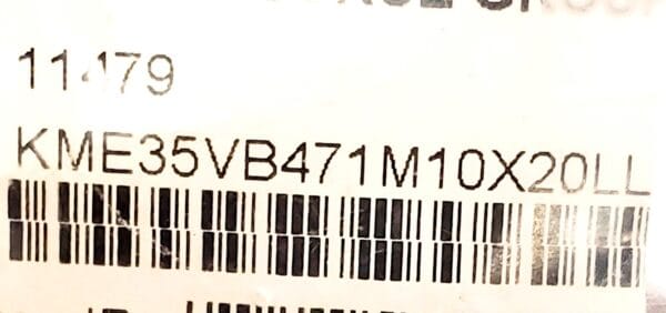 KME35VB471M10X20LL | CAP ALUM 470UF 35V 20% RADIAL - Image 4
