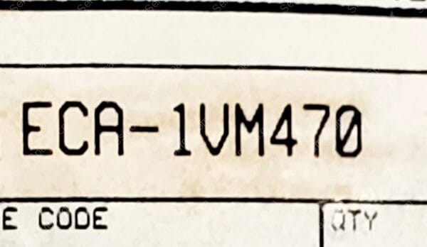 ECA-1VM470 | CAP ALUM 47UF 20% 35V RADIAL - Image 4