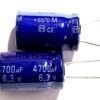 ECA-0JM472 | CAP ALUM 4700UF 20% 6.3V RADIAL