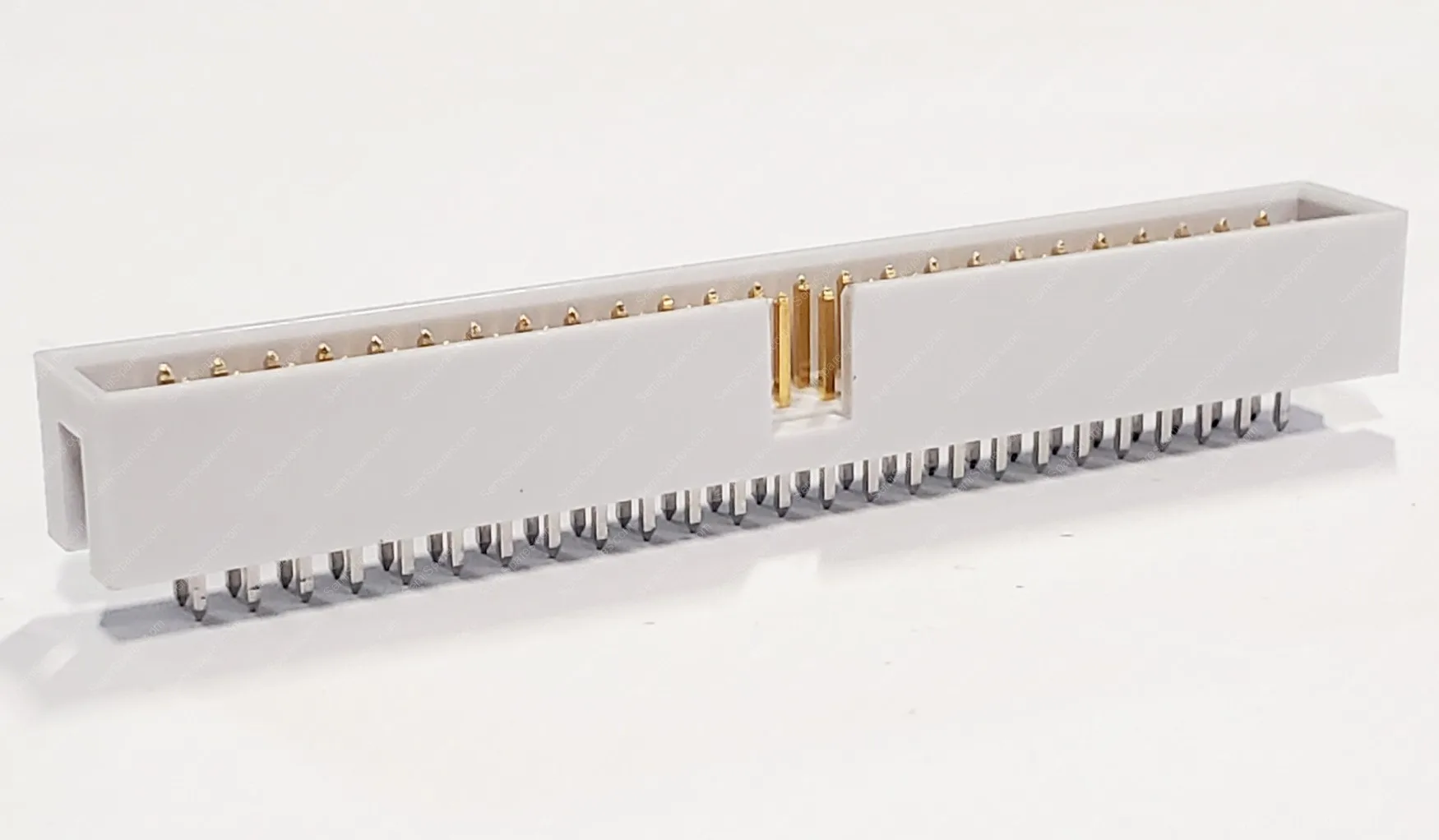 AWHW50G-0102-T-R | CONN HEADER VERT 50 POS 2.54MM