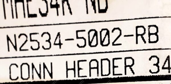 N2534-5002-RB | CONN HEADER R/A 34 POS 2.54MM - Image 4