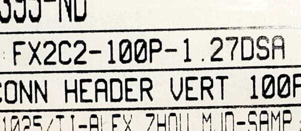 FX2CA2-100P-1.27DSA | CONN HEADER VERT 100 POS 1.27MM - Image 4