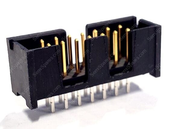 103308-2 | CONN HEADER VERT 14 POS 2.54MM PIN SHROUDED 4 WALL SOLDER