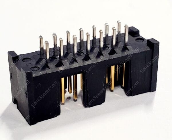 103308-2 | CONN HEADER VERT 14 POS 2.54MM PIN SHROUDED 4 WALL SOLDER - Image 2