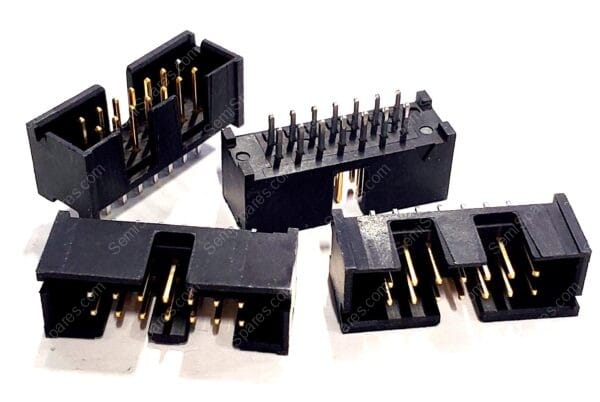 103308-2 | CONN HEADER VERT 14 POS 2.54MM PIN SHROUDED 4 WALL SOLDER - Image 3