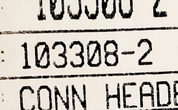 103308-2 | CONN HEADER VERT 14 POS 2.54MM PIN SHROUDED 4 WALL SOLDER - Image 4