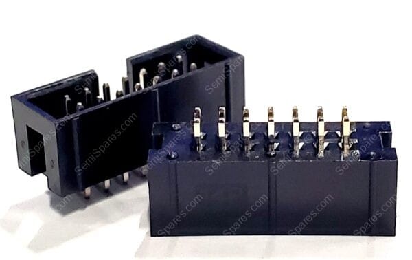 SBH11-PBPC-D07-ST-BK | CONNECTOR HEADER THROUGH HOLE 14 POSITION 2.54MM MALE PIN SHROUDED 4 WALL SOLDER PUSH PULL BLACK 3A - Image 3