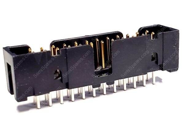 N2524-6002-RB | CONN HEADER VERT 24 POS 2.54MM MALE PIN SHROUDED