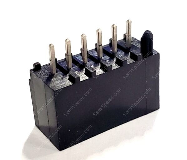 644486-6 | CONN HEADER VERT 6 POS 2.54MM MALE PIN SHROUDED - Image 2