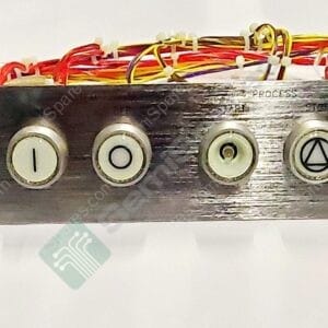 12-8875-058 | ASSEMBLY EMO/SW PANEL INTEGRA 4 PUSH BUTTONS 3 KEY TURNS w/ KEYS