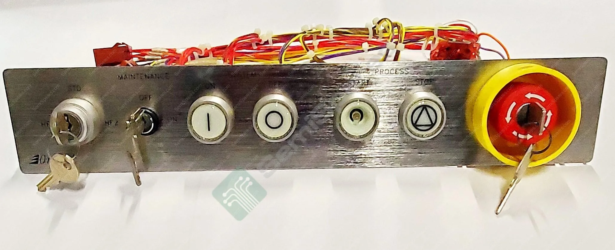 12-8875-058 | ASSEMBLY EMO/SW PANEL INTEGRA 4 PUSH BUTTONS 3 KEY TURNS w/ KEYS