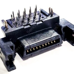 787653-2 | 20 POSITION RECEPTACLE CONNECTOR BOARD TO BOARD THROUGH HOPE RIGHT ANGLE SOLDER LATCH LOCK