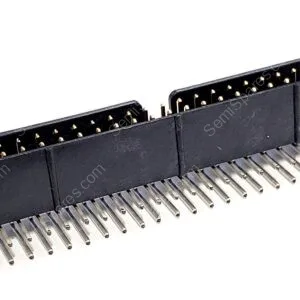 N2550-5002-RB | CONNECTOR HEADER THROUGH HOLE 50 POSITION 2.54MM MALE PIN SHROUDED 4 WALL RIGHT ANGLE SOLDER PUSH PULL