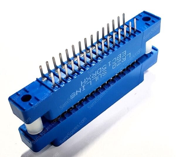 EBC15DRXH | 30 POSITION FEMALE CONNECTOR NON SPECIFIED DUAL EDGE GOLD 2.54MM BLUE THROUGH HOLE SOLDER - Image 2