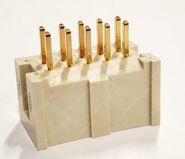 HTSS-105-02-G-D | CONNECTOR HEADER 10 POSITION 2.54MM WHITE - Image 2
