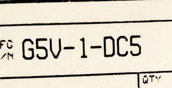 G5V-1-DC5 | GENERAL PURPOSE RELAY SPDT 1 FOR C THROUGH HOLE 1A NON LATCHING PC PIN SEALED FULLY - Image 5