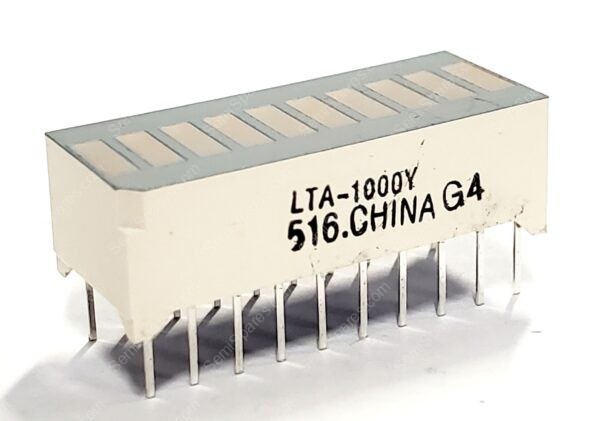 LTA-1000Y | LED CBI 5.08X1.78MM 10SEG Y VERT