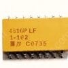 4816P-T01-102LF | 1K OHM -2% 160MW POWER PER ELEMENT ISOLATED 8 RESISTOR NETWORK ARRAY SURFACE MOUNT