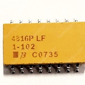 4816P-T01-102LF | 1K OHM -2% 160MW POWER PER ELEMENT ISOLATED 8 RESISTOR NETWORK ARRAY SURFACE MOUNT