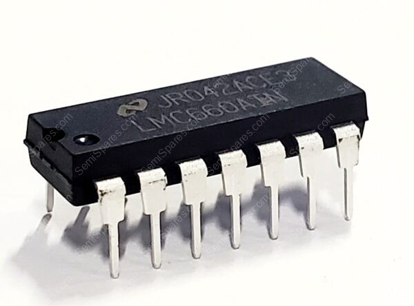 LMC660AIN/NOPB | CMOS AMPLIFIER 4 CIRCUIT PUSH PULL RAIL TO RAIL 14 PDIP 4.75V-15.5V THROUGH HOLE - Image 2