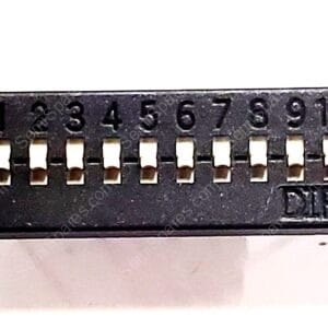 KAT1110E | DIP SWITCH SPDT 10 POSITION THROUGH HOLE SLIDE ACTUATOR 25MA 24VDCRAISED PC PIN