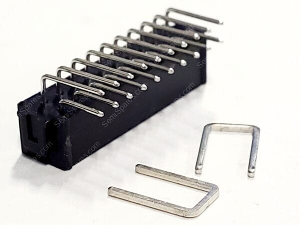 M80-8412042 | CONNECTOR HEADER THROUGH HOLE RIGHT ANGLE 20 POSITION 2.00MM MALE PIN SHROUDED 4 WALL SOLDER LATCH HOLDER 120V