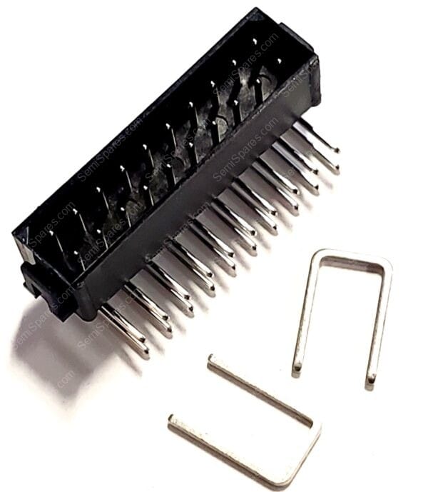 M80-8412042 | CONNECTOR HEADER THROUGH HOLE RIGHT ANGLE 20 POSITION 2.00MM MALE PIN SHROUDED 4 WALL SOLDER LATCH HOLDER 120V - Image 3