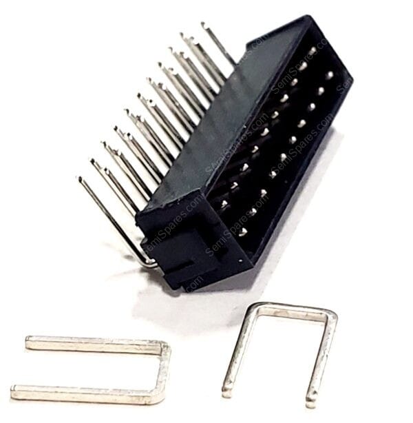 M80-8412042 | CONNECTOR HEADER THROUGH HOLE RIGHT ANGLE 20 POSITION 2.00MM MALE PIN SHROUDED 4 WALL SOLDER LATCH HOLDER 120V - Image 4