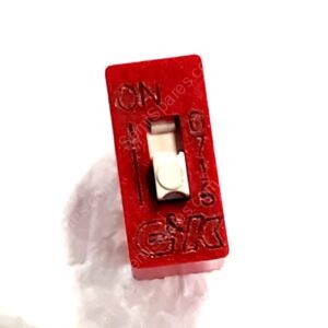 BD01 | DIP SWITCH SPST 1 POSITION THROUGH HOLE SLIDE ACTUATOR 100MA 5VDC RAISED PC PIN