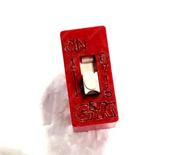 BD01 | DIP SWITCH SPST 1 POSITION THROUGH HOLE SLIDE ACTUATOR 100MA 5VDC RAISED PC PIN