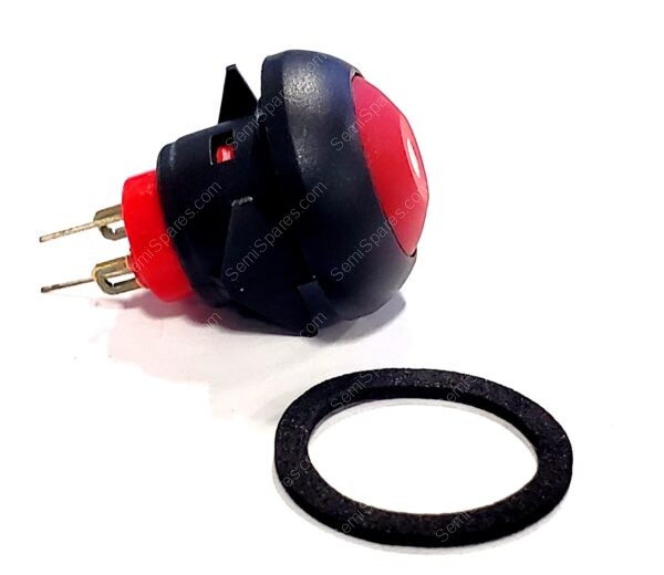 RP8100B1M1CEBLKREDRED | PUSHBUTTON SWITCH SPST-NO STANDARD ILLUMINATED PANEL MOUNT SNAP IN 125V ROUND BUTTON REDSOLDER LUG