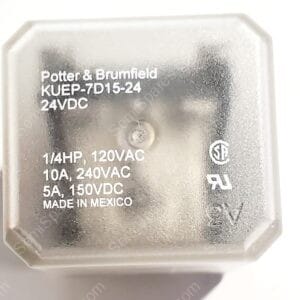 KUEP-7D15-24 | GENERAL PURPOSE RELAY DPST-NO 2 FORM A 24VDC COIL SOCKETABLE NON LATCHING PLUG IN