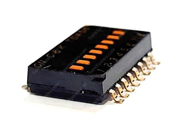 TDA08H0SB1R | DIP SWITCH SPST 8 POSITION SURFACE MOUNT SLIDE ACTUATOR 25MA 24VDC FLUSH RECESSED GULL WING - Image 2