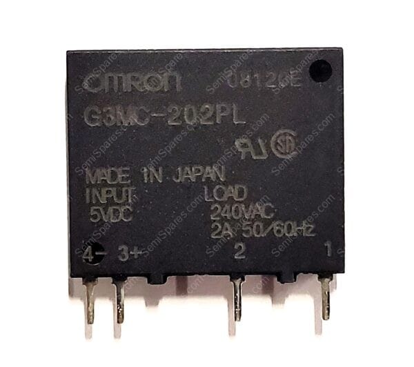G3MC-202PL-DC5 | SOLID STATE SPST-NO 1 FORM A 4 SIP THROUGH HOLE 2A PC PIN