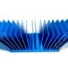 ATS-52450P-C2-R0 | HEAT SINK BGA ALUMINUM TOP MOUNT THERMAL TAPE ANGLED FINS BLUE