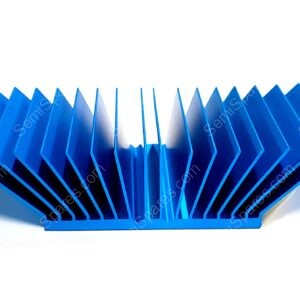 ATS-52450P-C2-R0 | HEAT SINK BGA ALUMINUM TOP MOUNT THERMAL TAPE ANGLED FINS BLUE