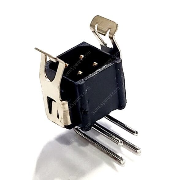 M80-8660422 | CONNECTOR HEADER THROUGH HOLE RIGHT ANGLE 4 POSITION 2.00MM MALE PIN SHROUDED 4 WALL LATCH LOCK 120V - Image 2